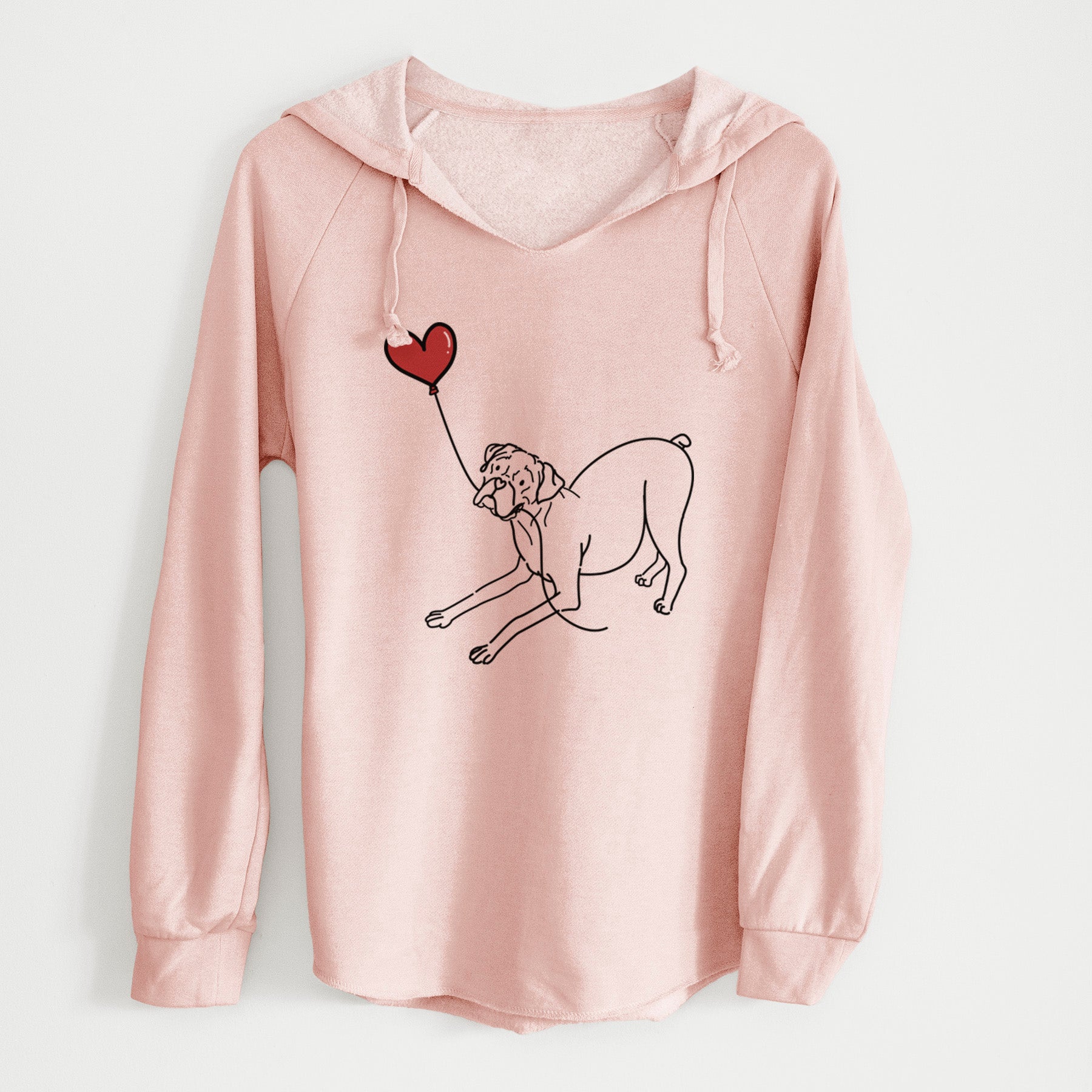 Boxer Heart String - Cali Wave Hooded Sweatshirt