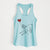 Boxer Heart String - Women's Racerback Tanktop