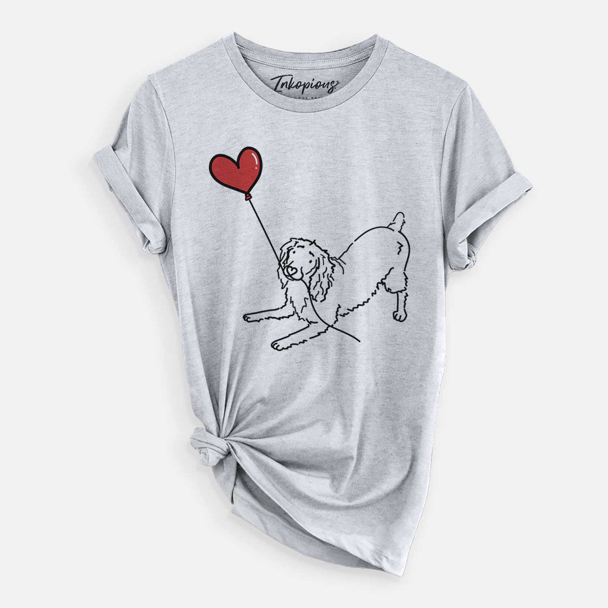 Boykin Spaniel Heart String - Unisex Crewneck