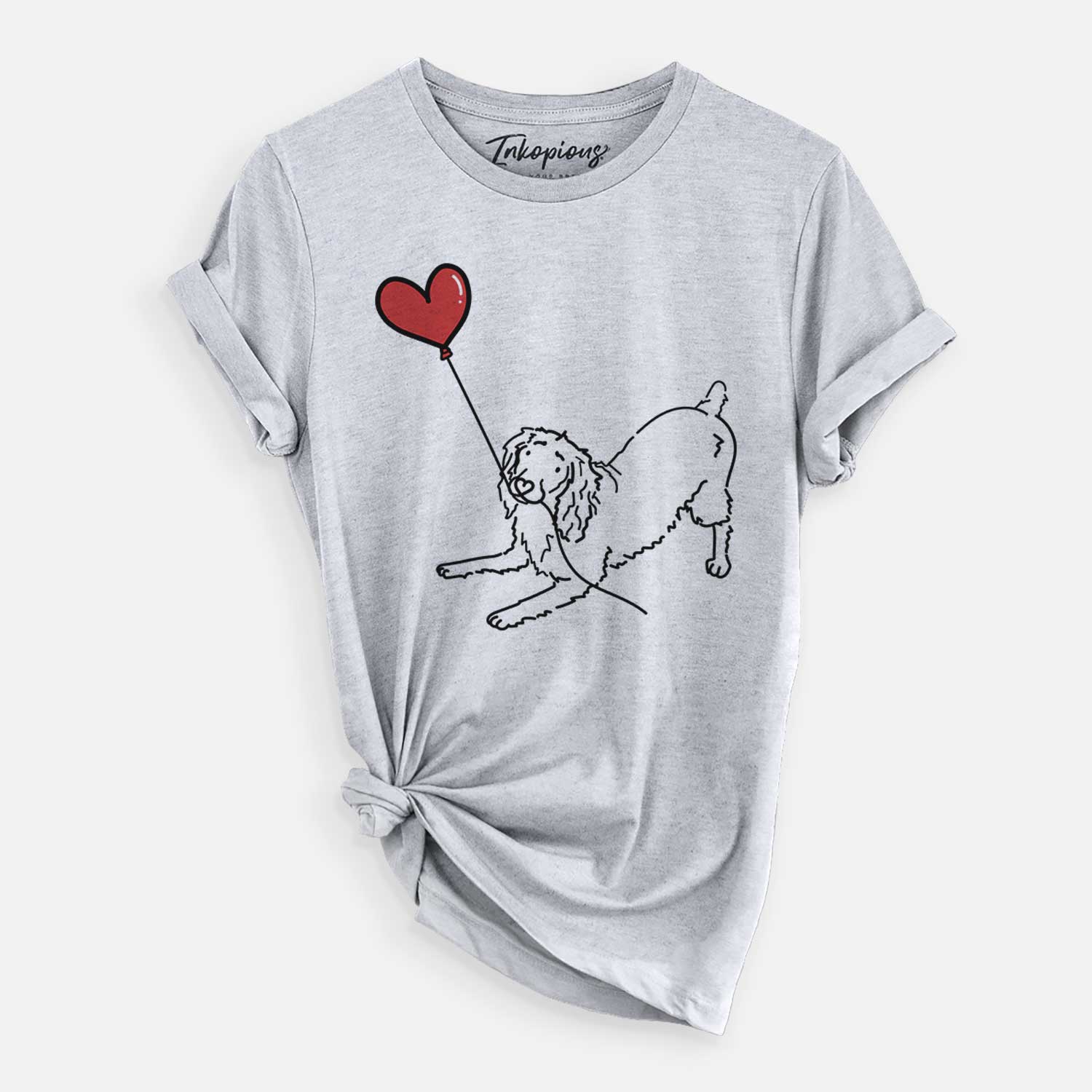 Boykin Spaniel Heart String - Unisex Crewneck
