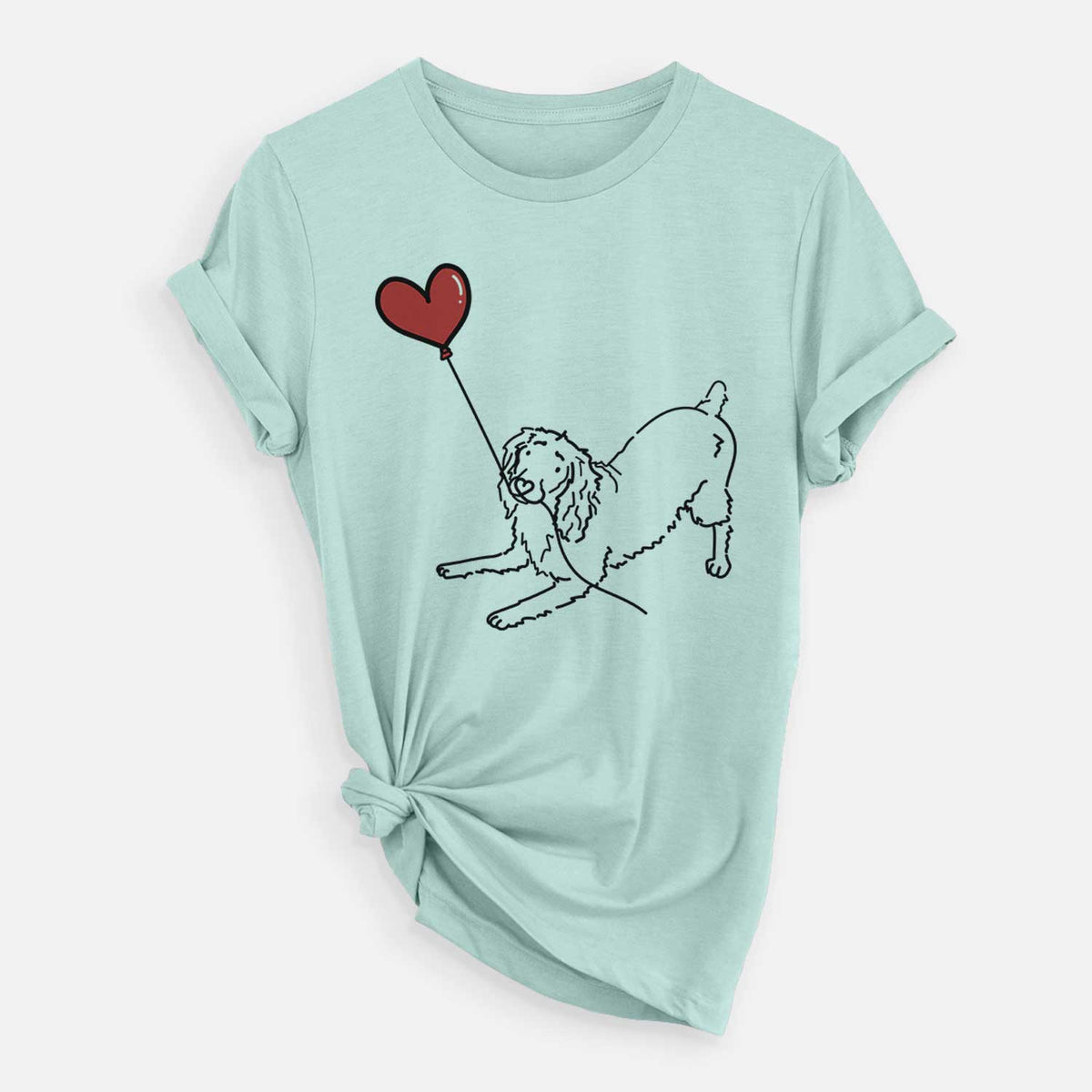 Boykin Spaniel Heart String - Unisex Crewneck