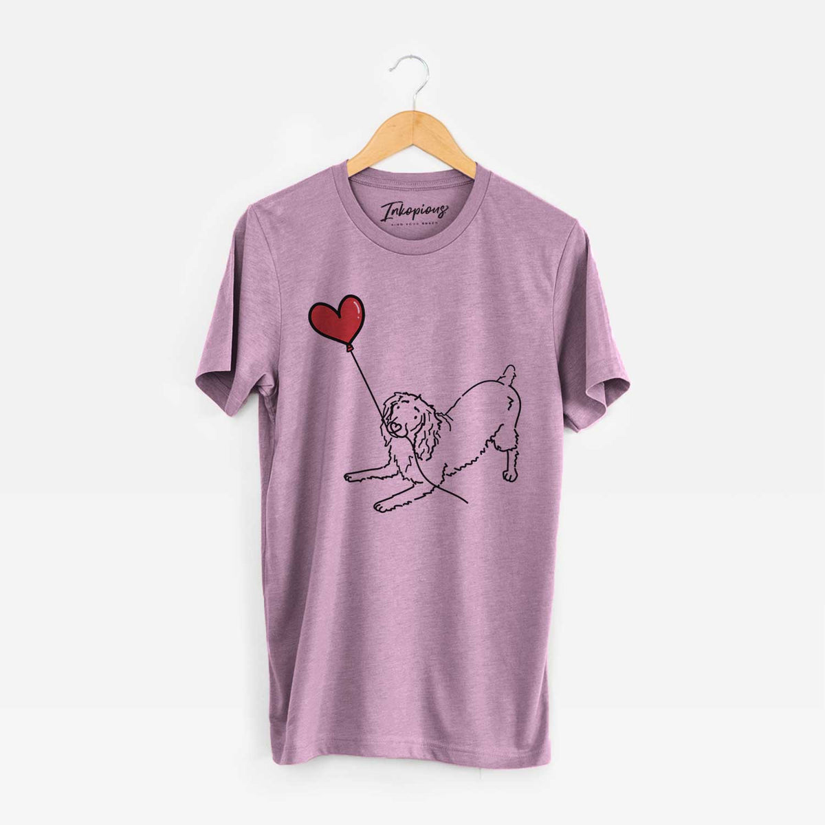 Boykin Spaniel Heart String - Unisex Crewneck