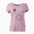 British Shorthair Cat Heart String - Women's V-neck Shirt