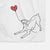 Brittany Spaniel Heart String -  Decorative Hand Towel