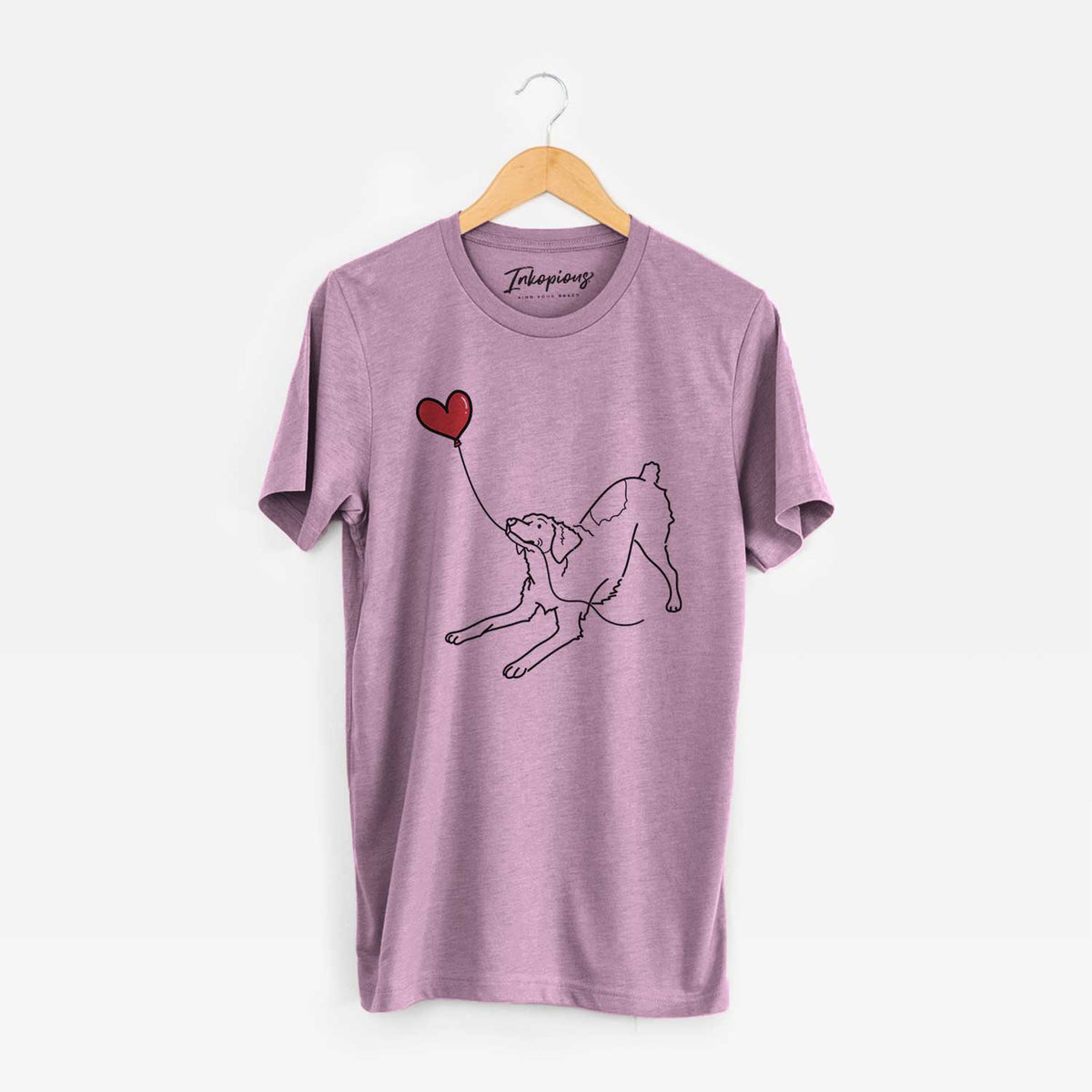 Brittany Spaniel Heart String - Unisex Crewneck