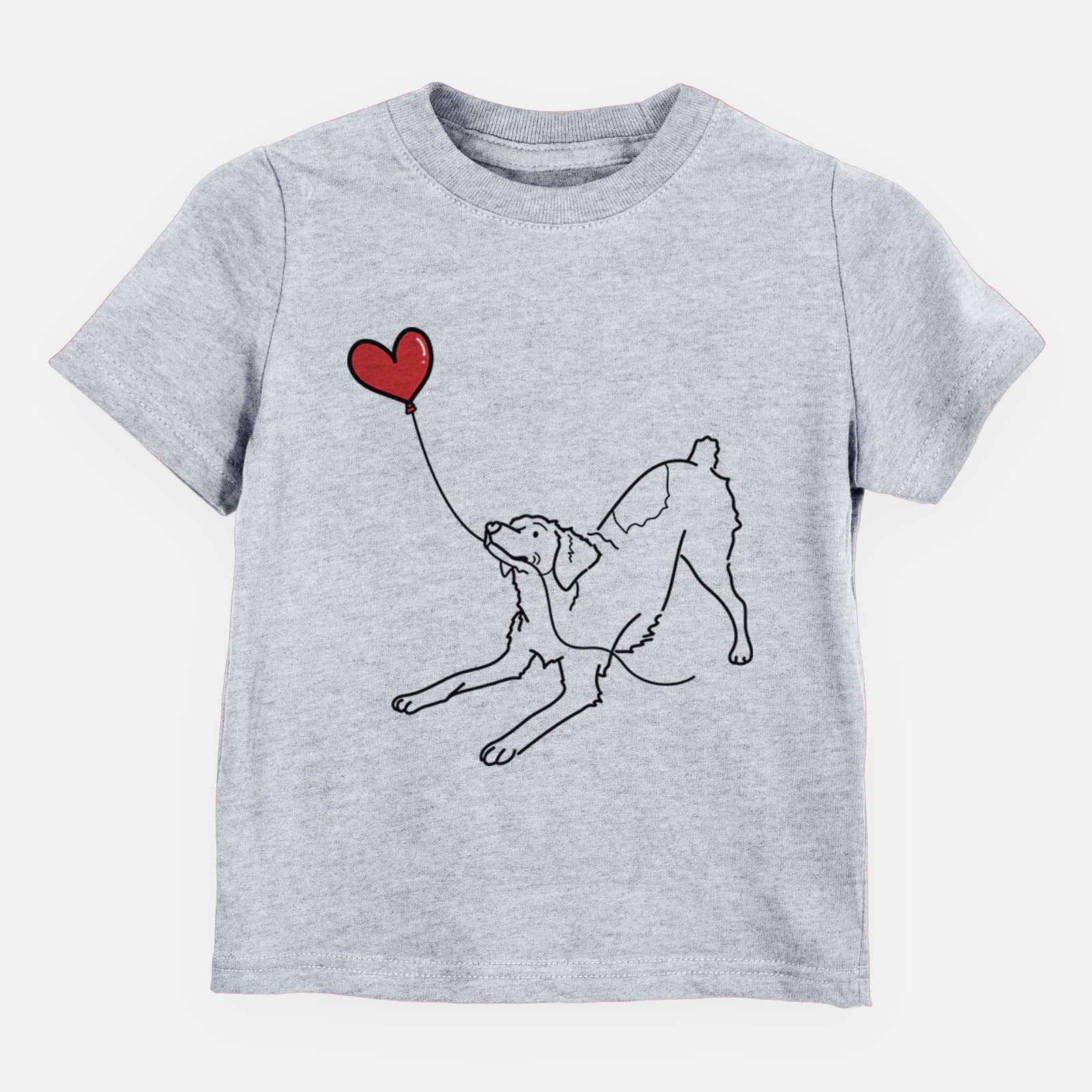 Brittany Spaniel Heart String - Kids/Youth/Toddler Shirt