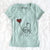 Brussels Griffon Heart String - Women's V-neck Shirt