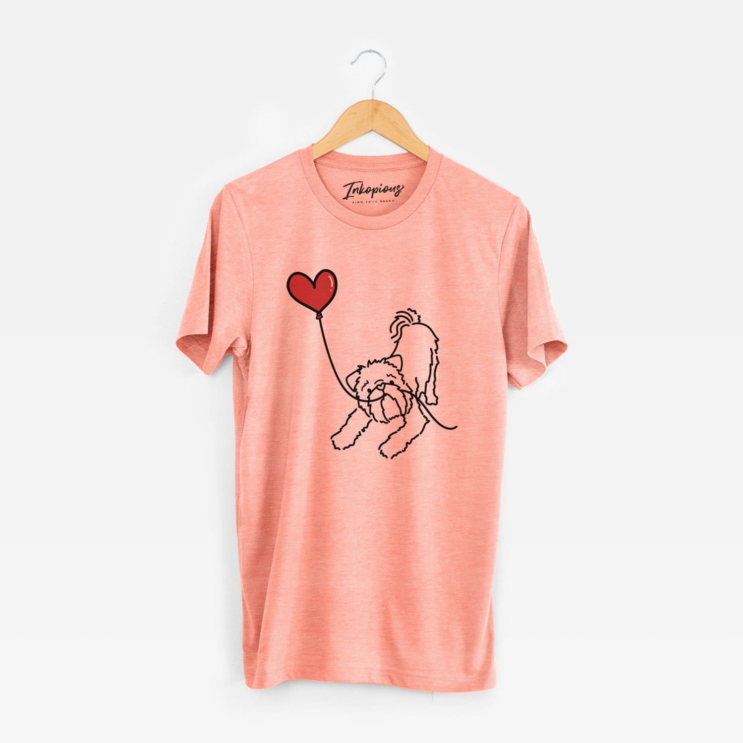 Brussels Griffon Heart String - Unisex Crewneck