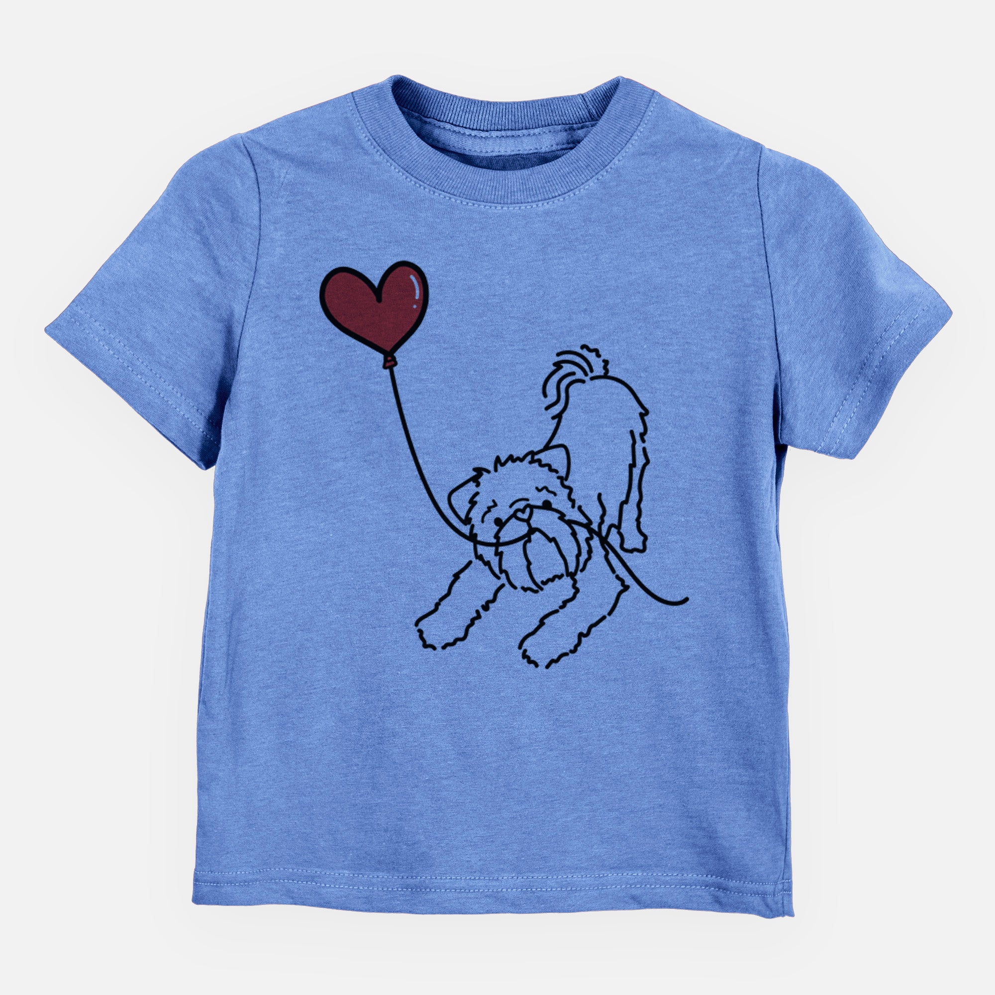 Brussels Griffon Heart String - Kids/Youth/Toddler Shirt