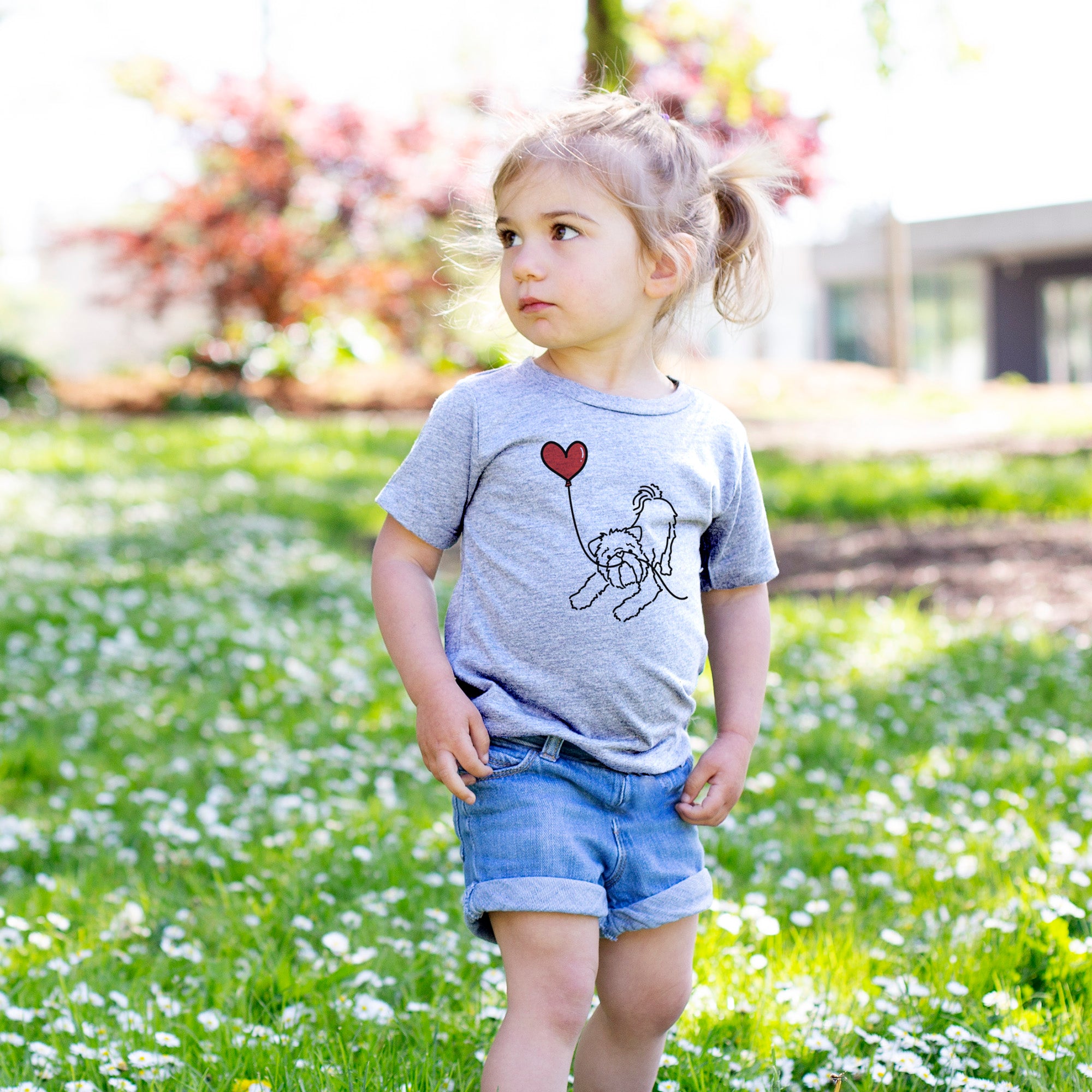 Brussels Griffon Heart String - Kids/Youth/Toddler Shirt