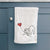 Bulldog Heart String -  Decorative Hand Towel