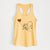 Bulldog Heart String - Women's Racerback Tanktop