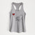 Bulldog Heart String - Women's Racerback Tanktop