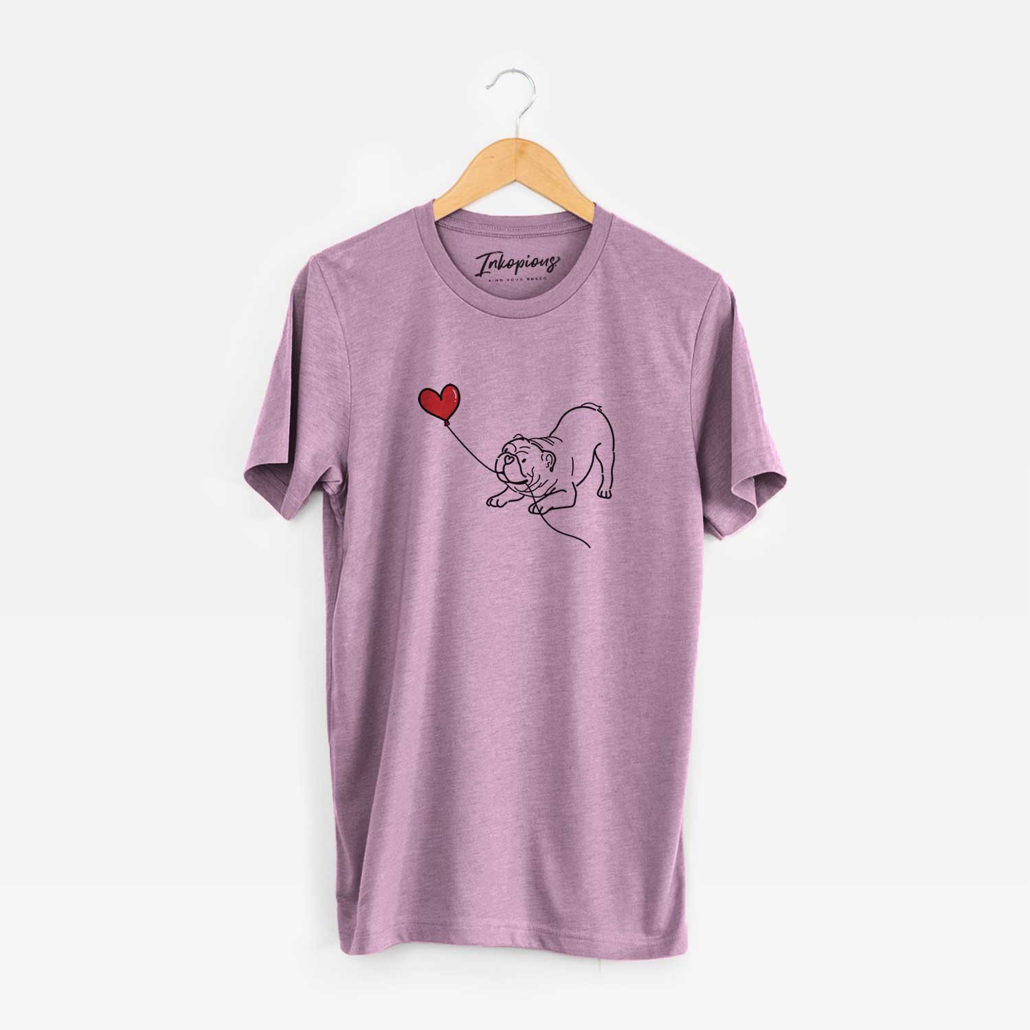 Bulldog Heart String - Unisex Crewneck