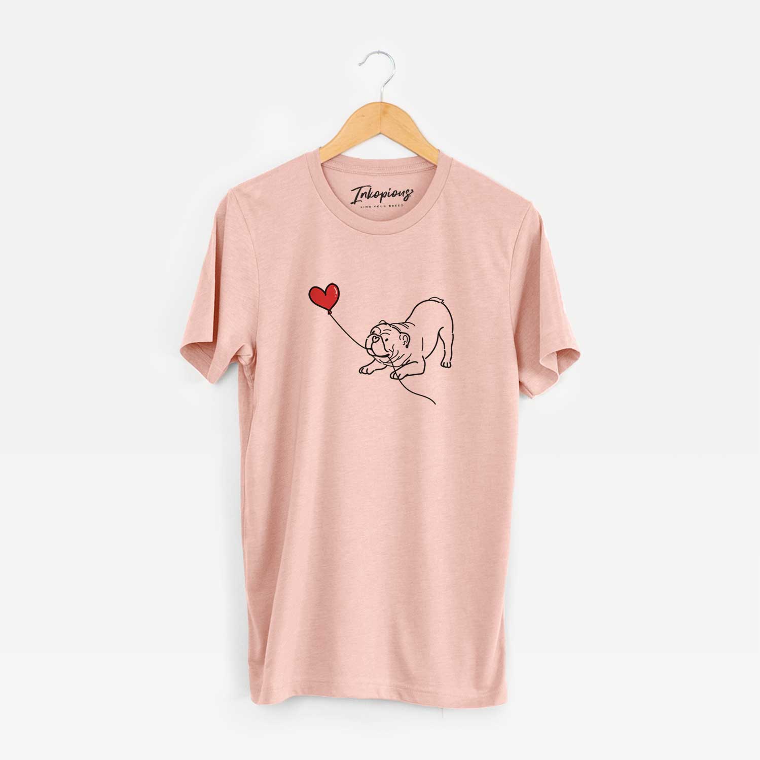 Bulldog Heart String - Unisex Crewneck