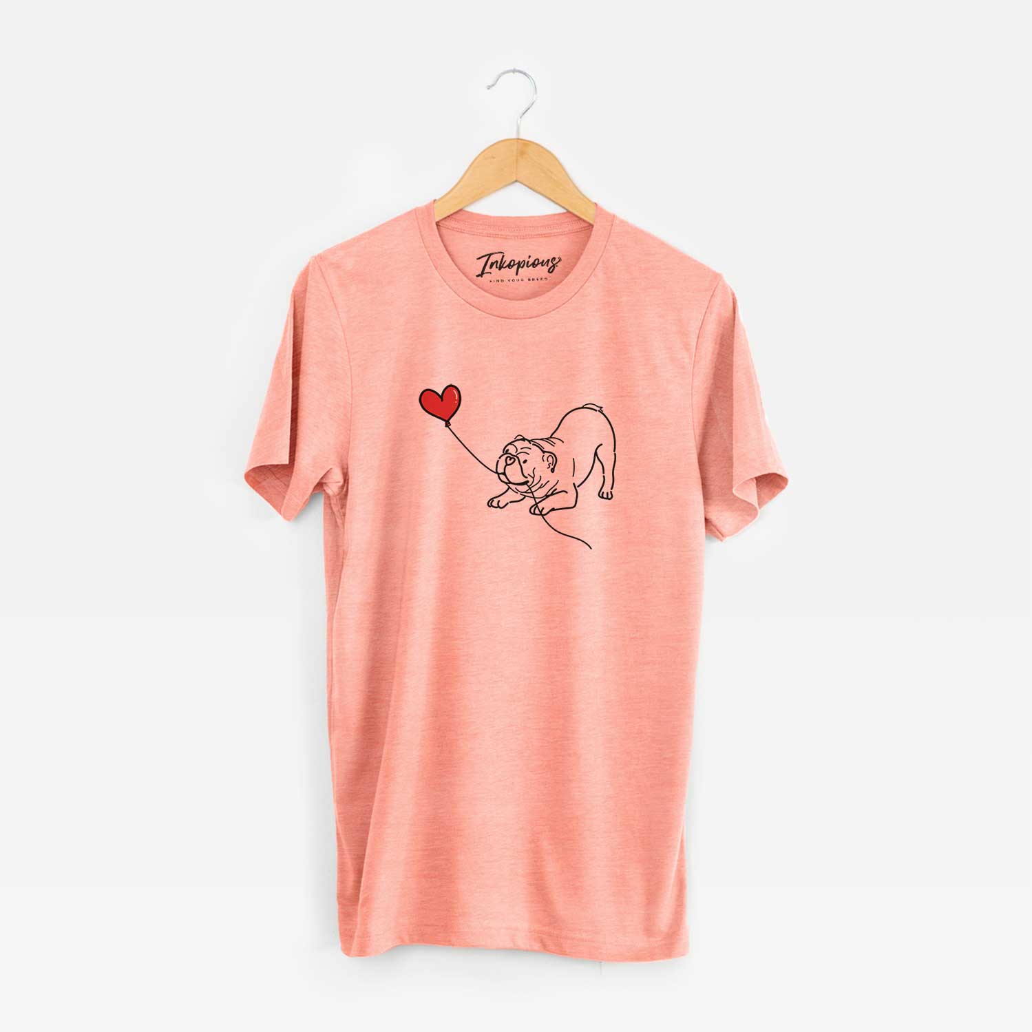 Bulldog Heart String - Unisex Crewneck