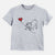 Bulldog Heart String - Kids/Youth/Toddler Shirt