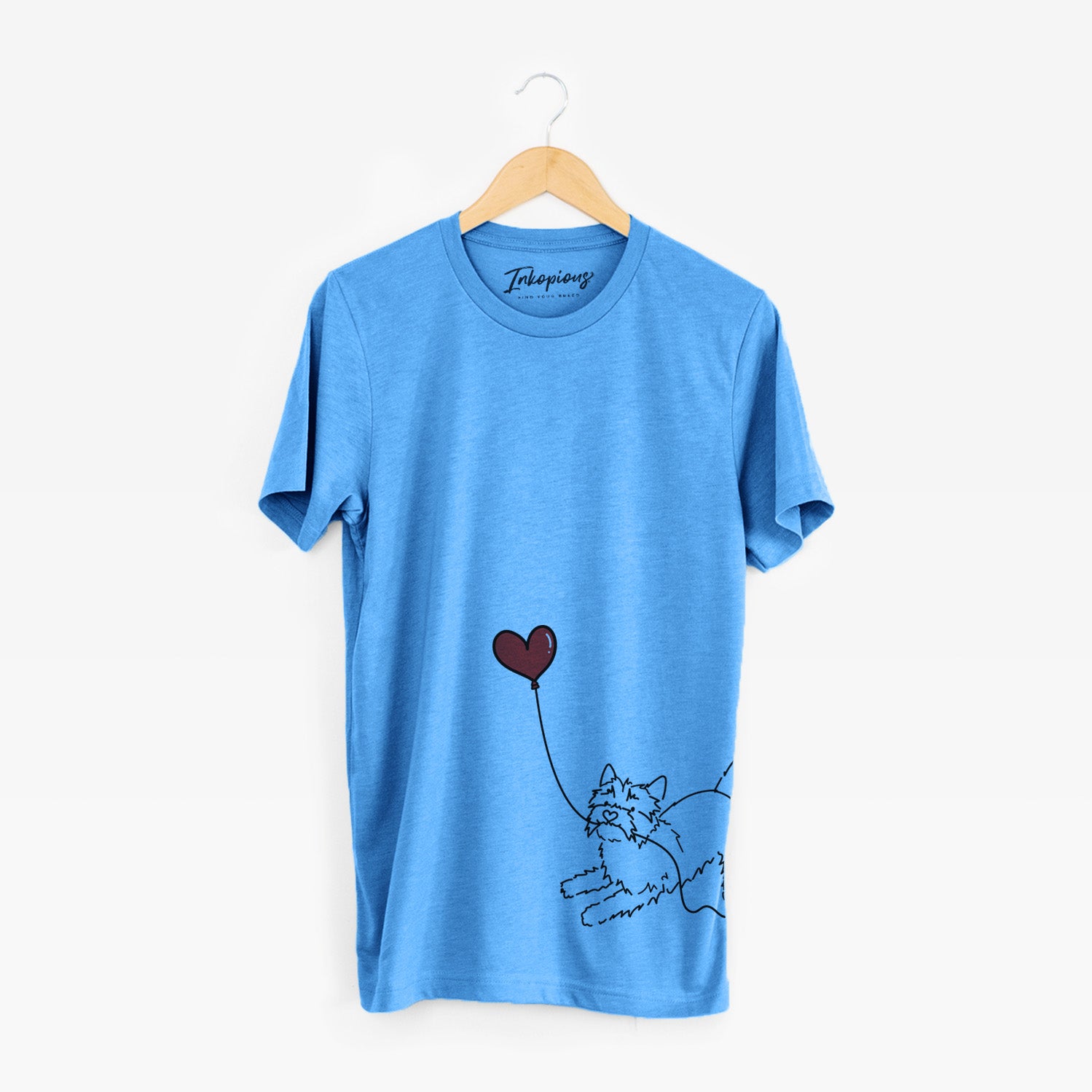 Cairn Terrier Heart String - Unisex Crewneck