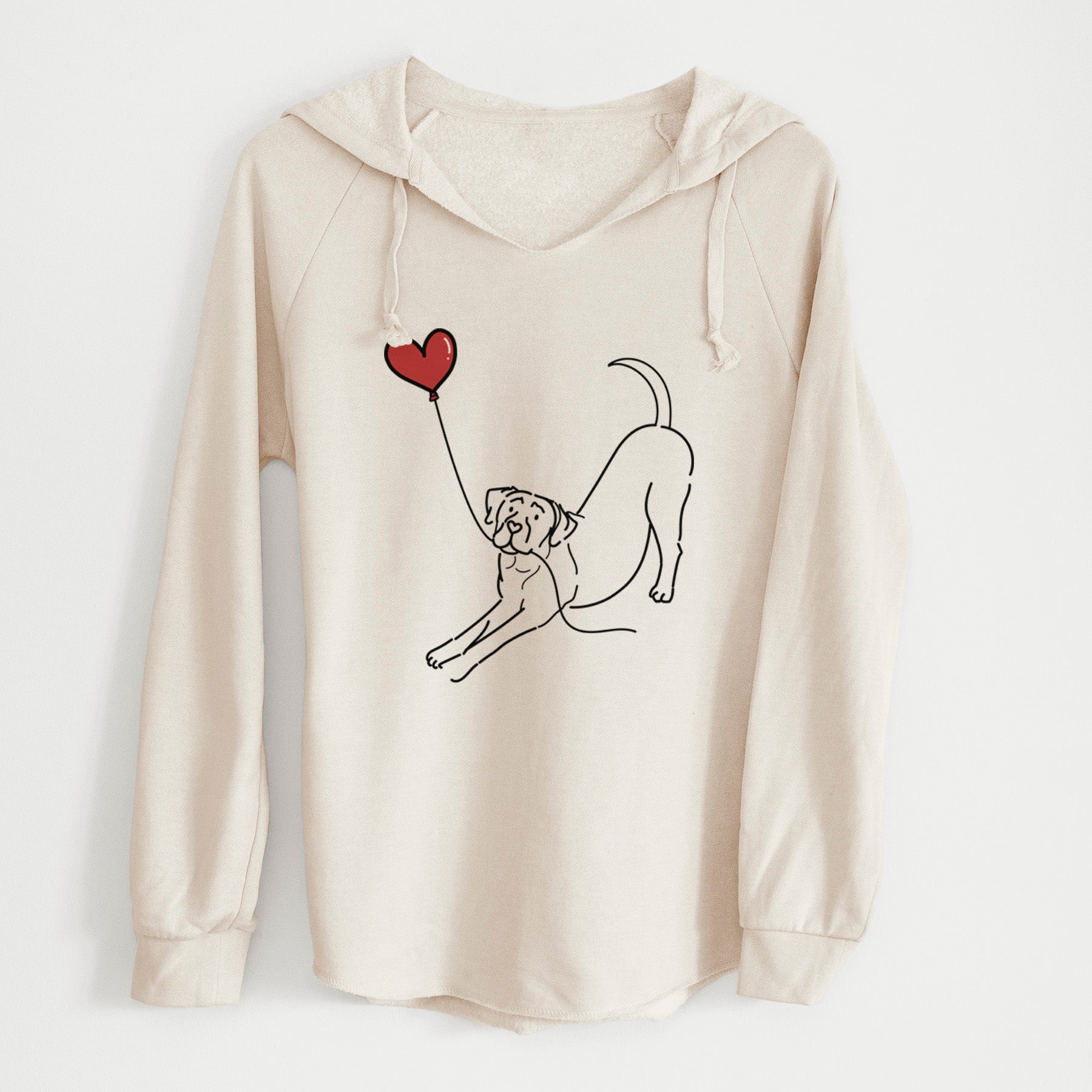 Cane Corso Heart String - Cali Wave Hooded Sweatshirt