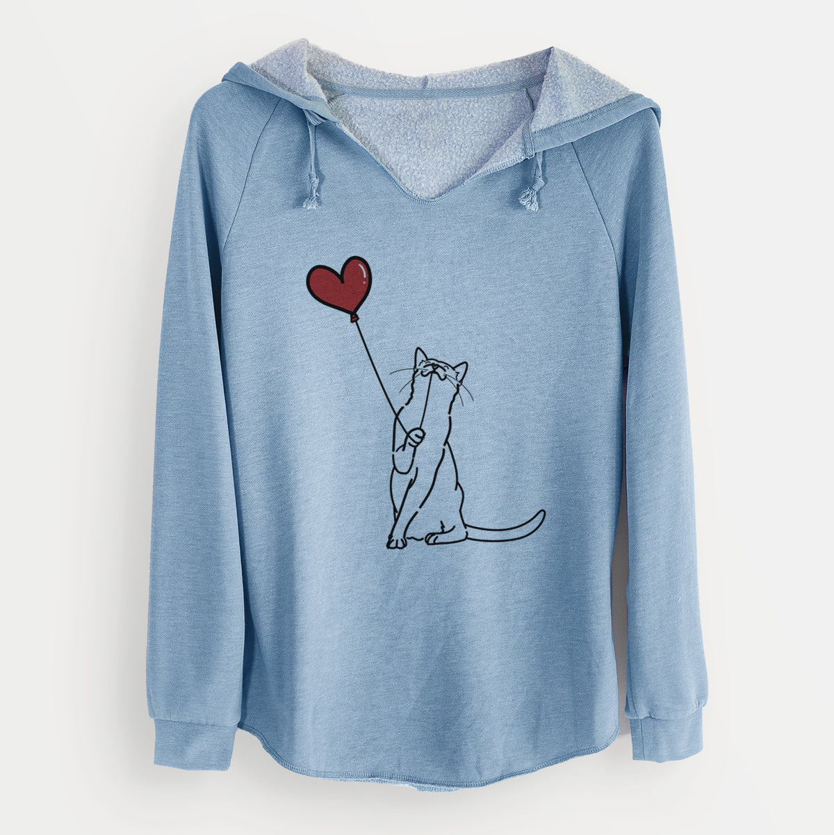 Cat Heart String - Cali Wave Hooded Sweatshirt