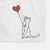 Cat Heart String -  Decorative Hand Towel