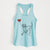 Catahoula Heart String - Women's Racerback Tanktop