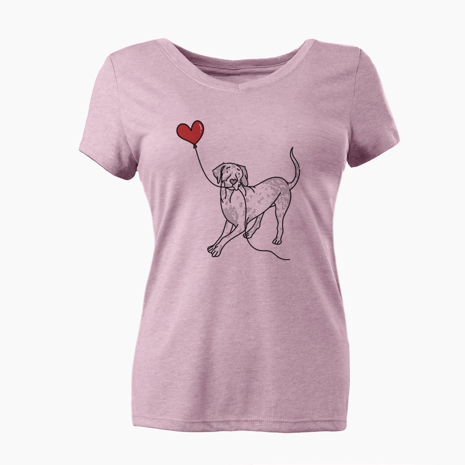 Catahoula Heart String - Women's Perfect V-neck Shirt