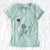 Catahoula Heart String - Women's Perfect V-neck Shirt