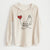 Cavapoo Heart String - Cali Wave Hooded Sweatshirt