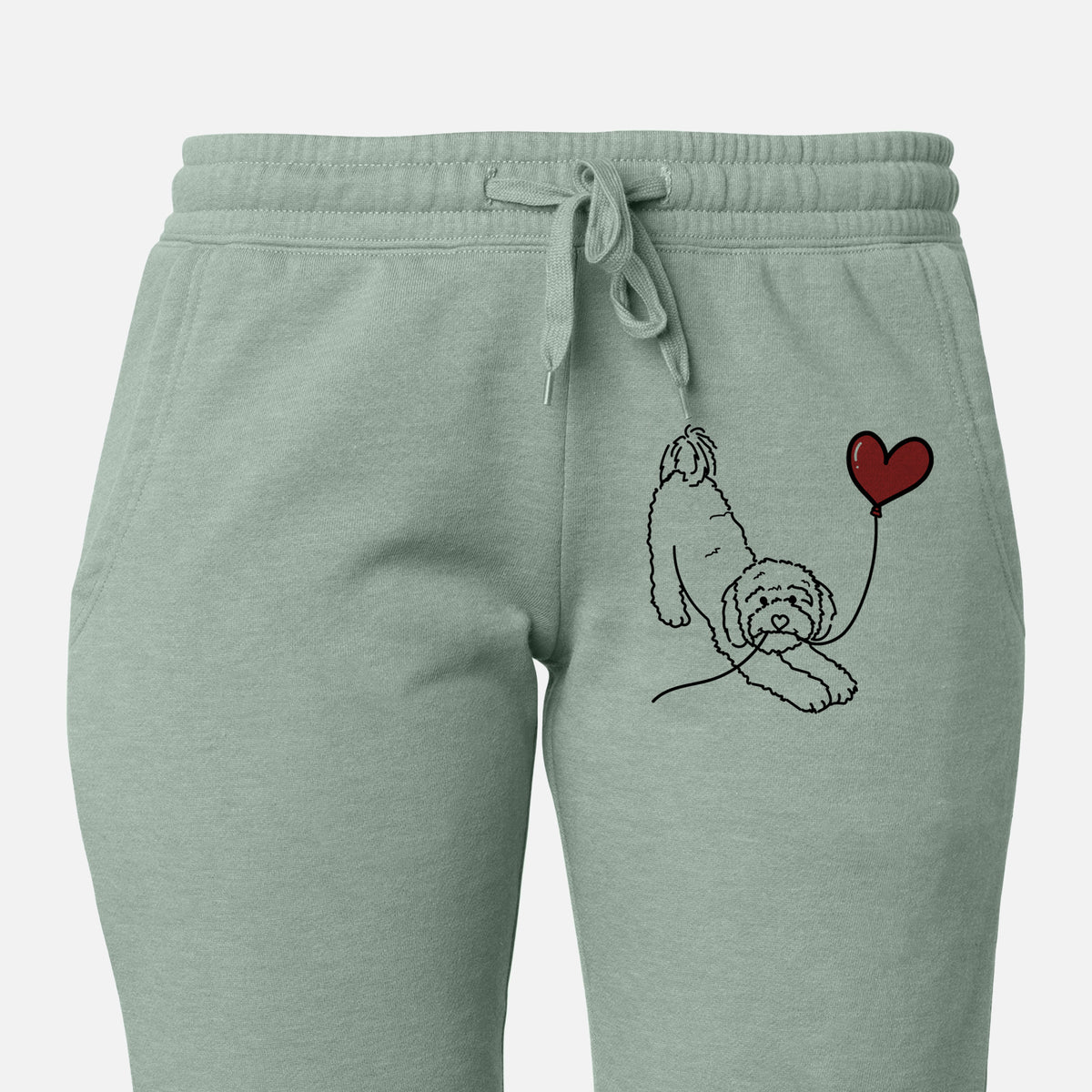 Cavapoo Heart String - Women&#39;s Cali Wave Joggers
