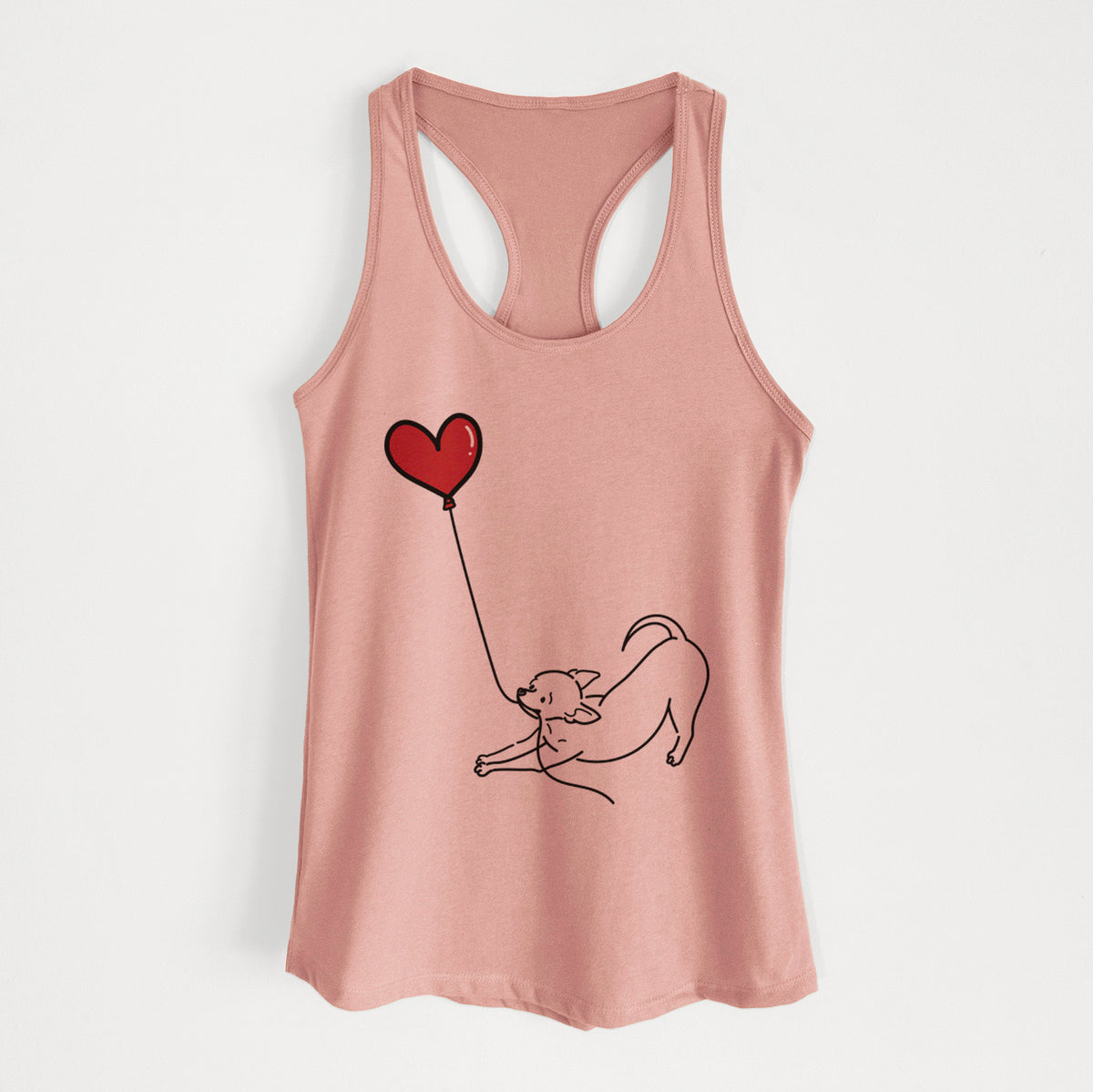 Chihuahua Heart String - Women&#39;s Racerback Tanktop