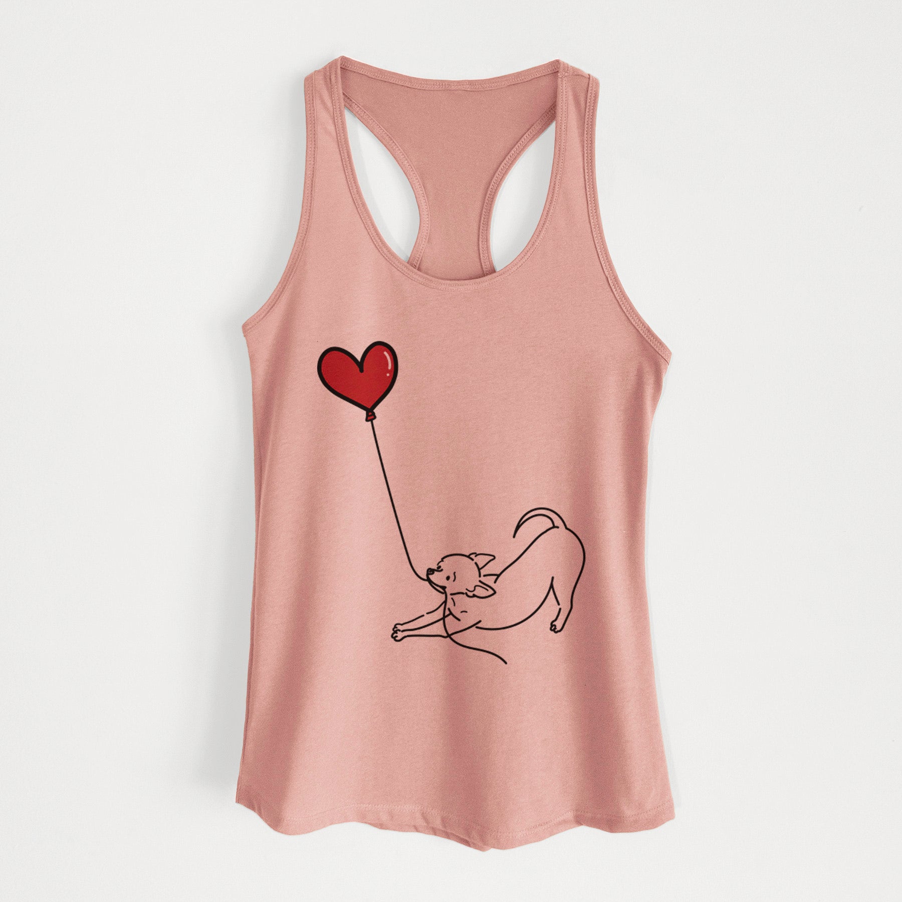 Chihuahua Heart String - Women's Racerback Tanktop