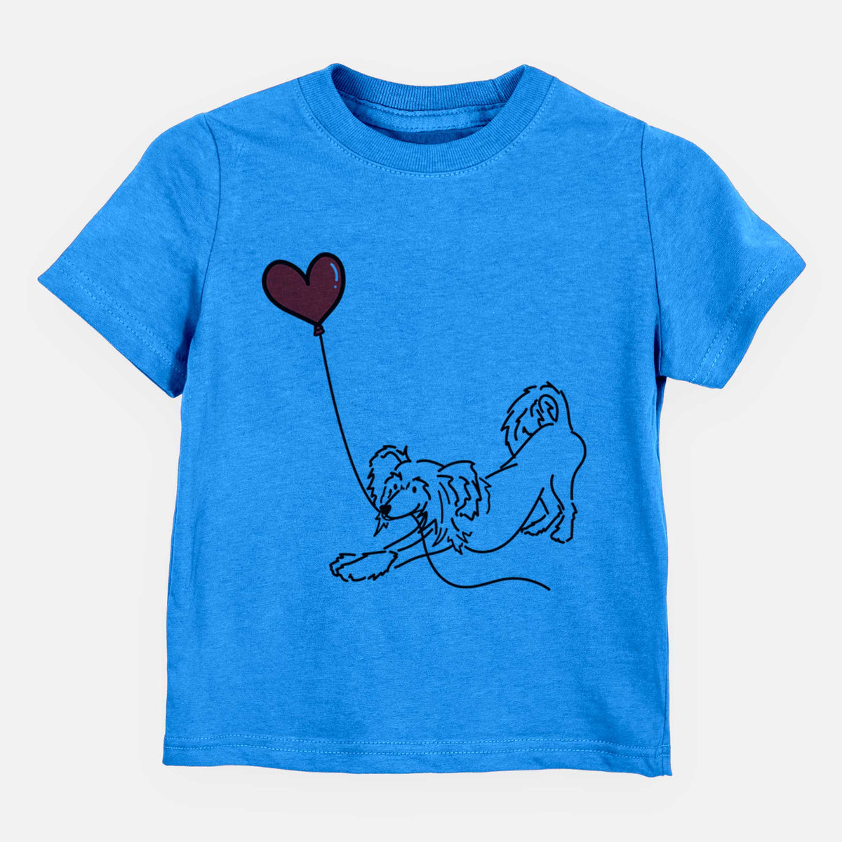 Chinese Crested Heart String - Kids/Youth/Toddler Shirt