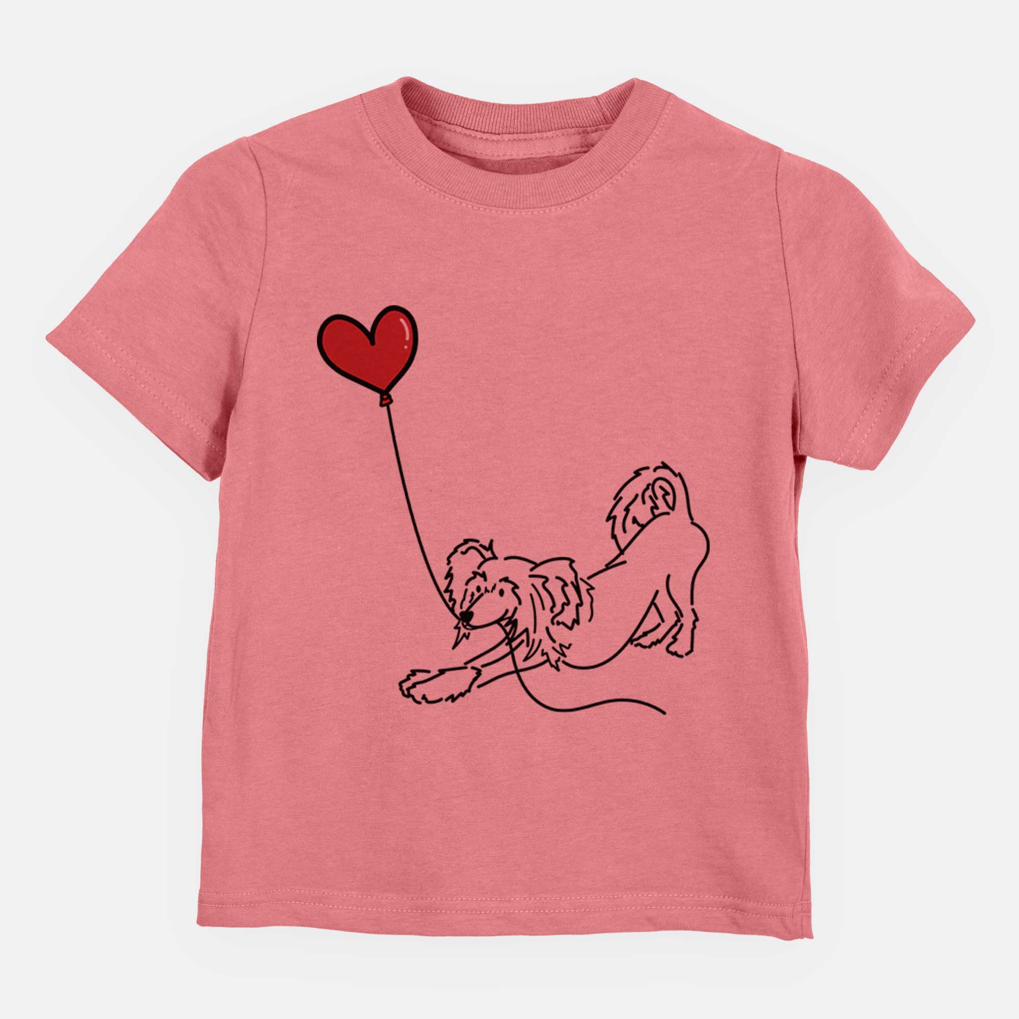 Chinese Crested Heart String - Kids/Youth/Toddler Shirt