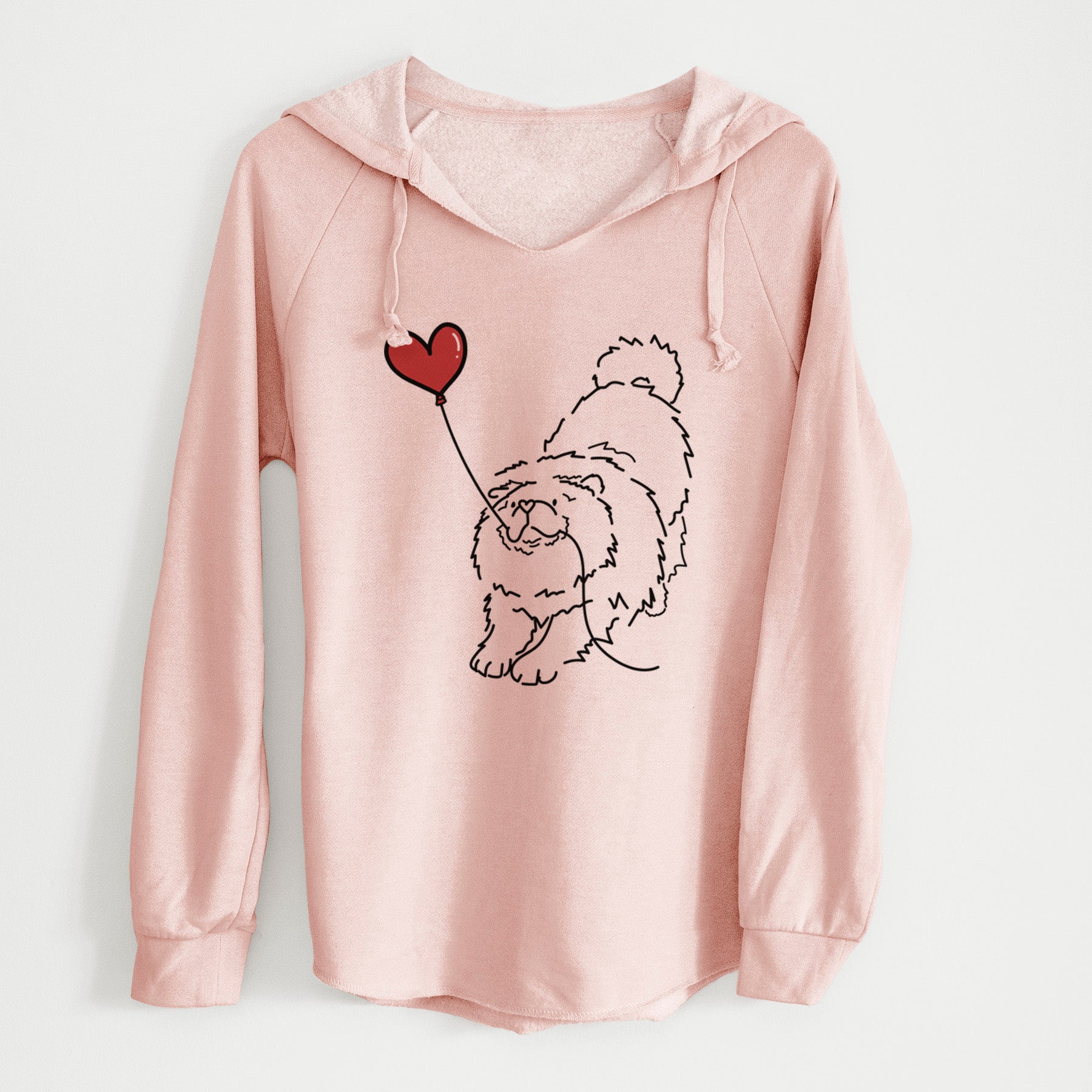 Chow Chow Heart String - Cali Wave Hooded Sweatshirt