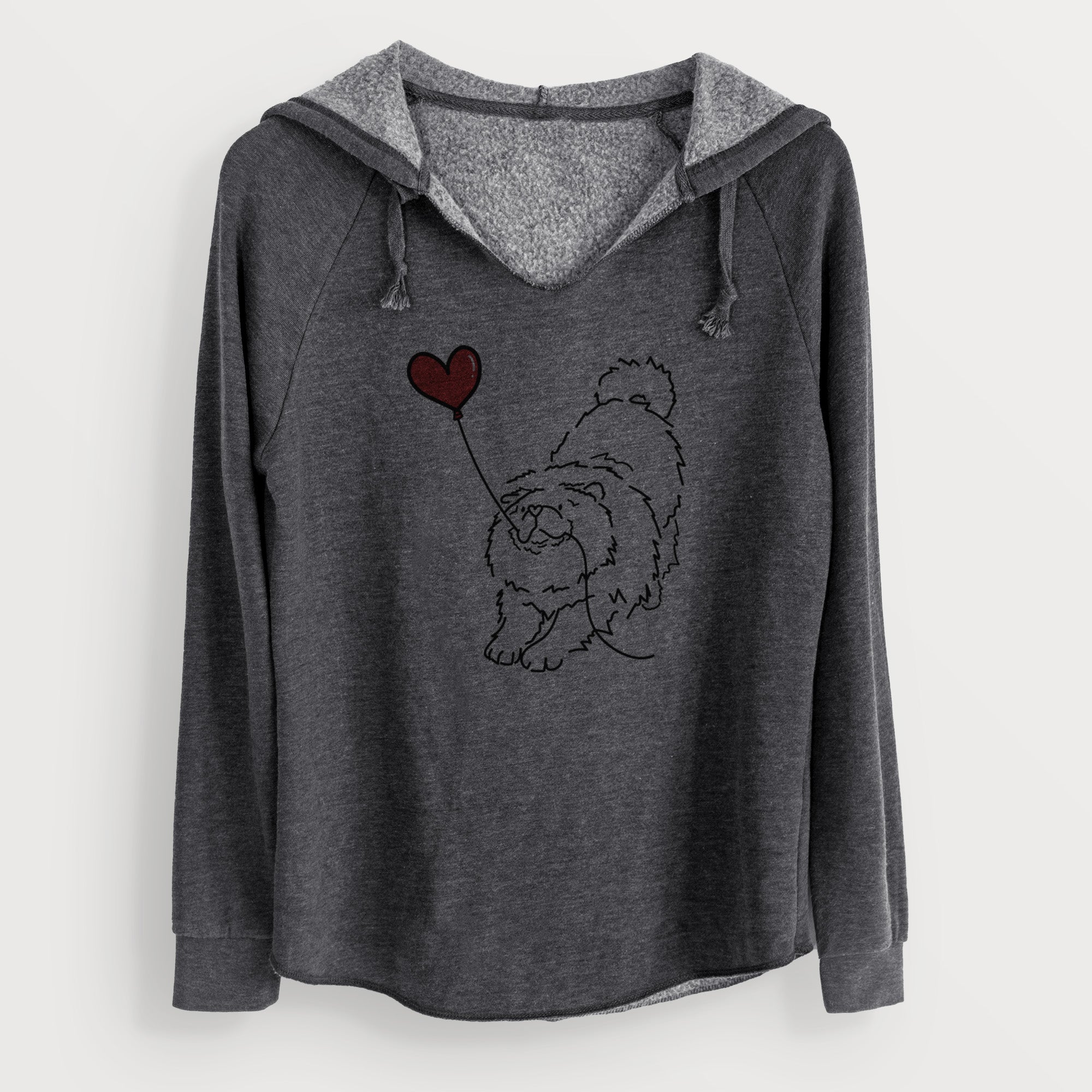 Chow Chow Heart String - Cali Wave Hooded Sweatshirt