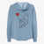 Chow Chow Heart String- Women's Cali Wave Zip-Up Sweatshirt