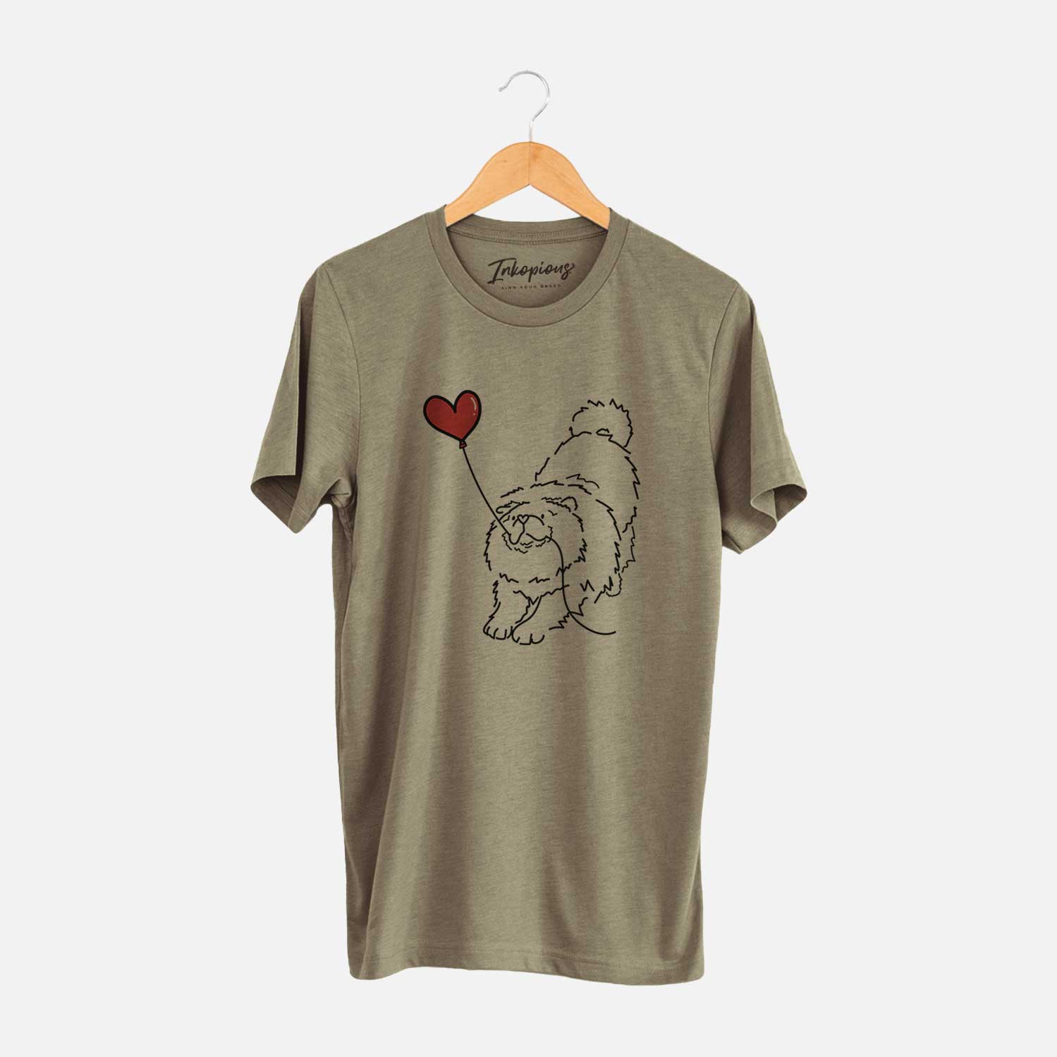 Chow Chow Heart String - Unisex Crewneck