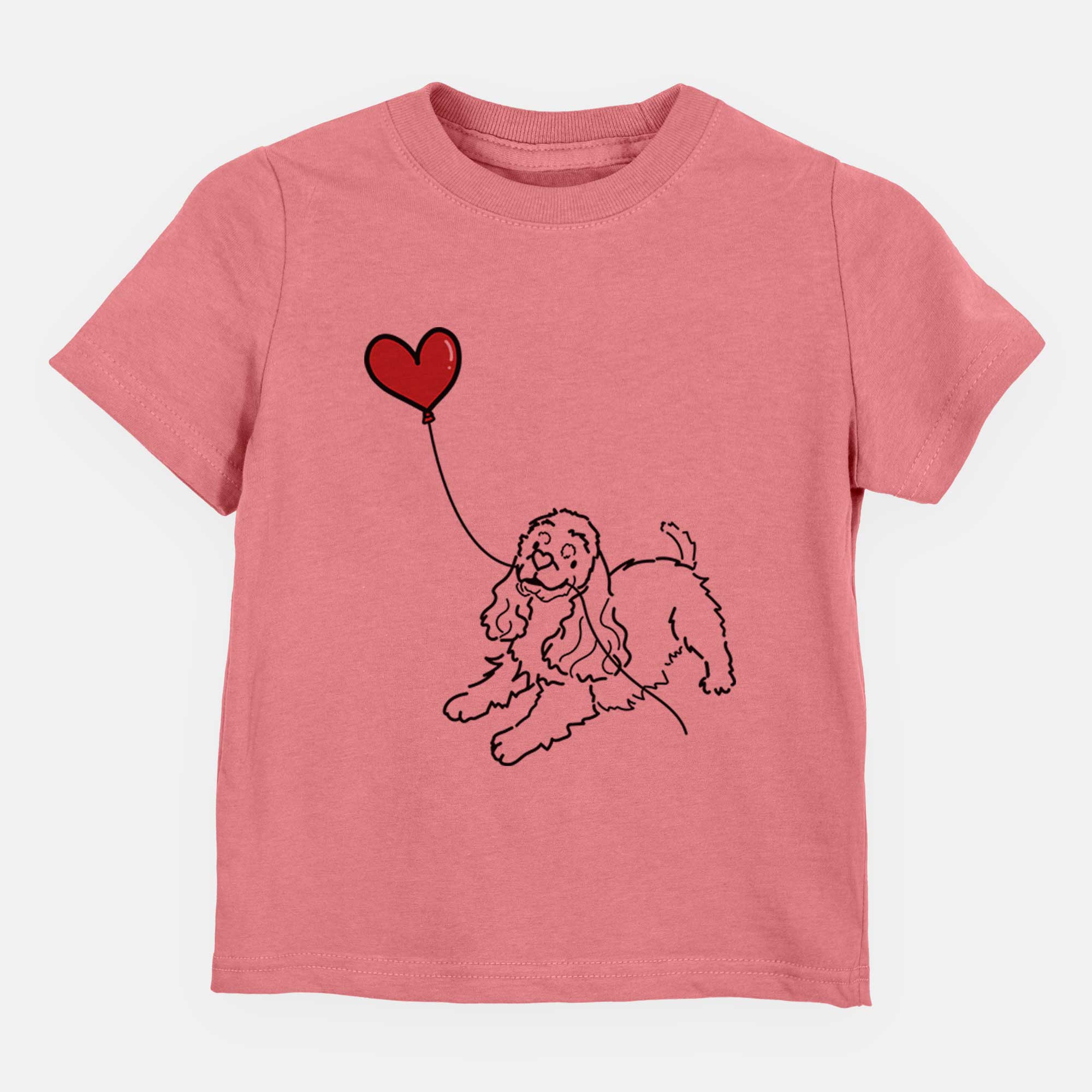 Cocker Spaniel Heart String - Kids/Youth/Toddler Shirt