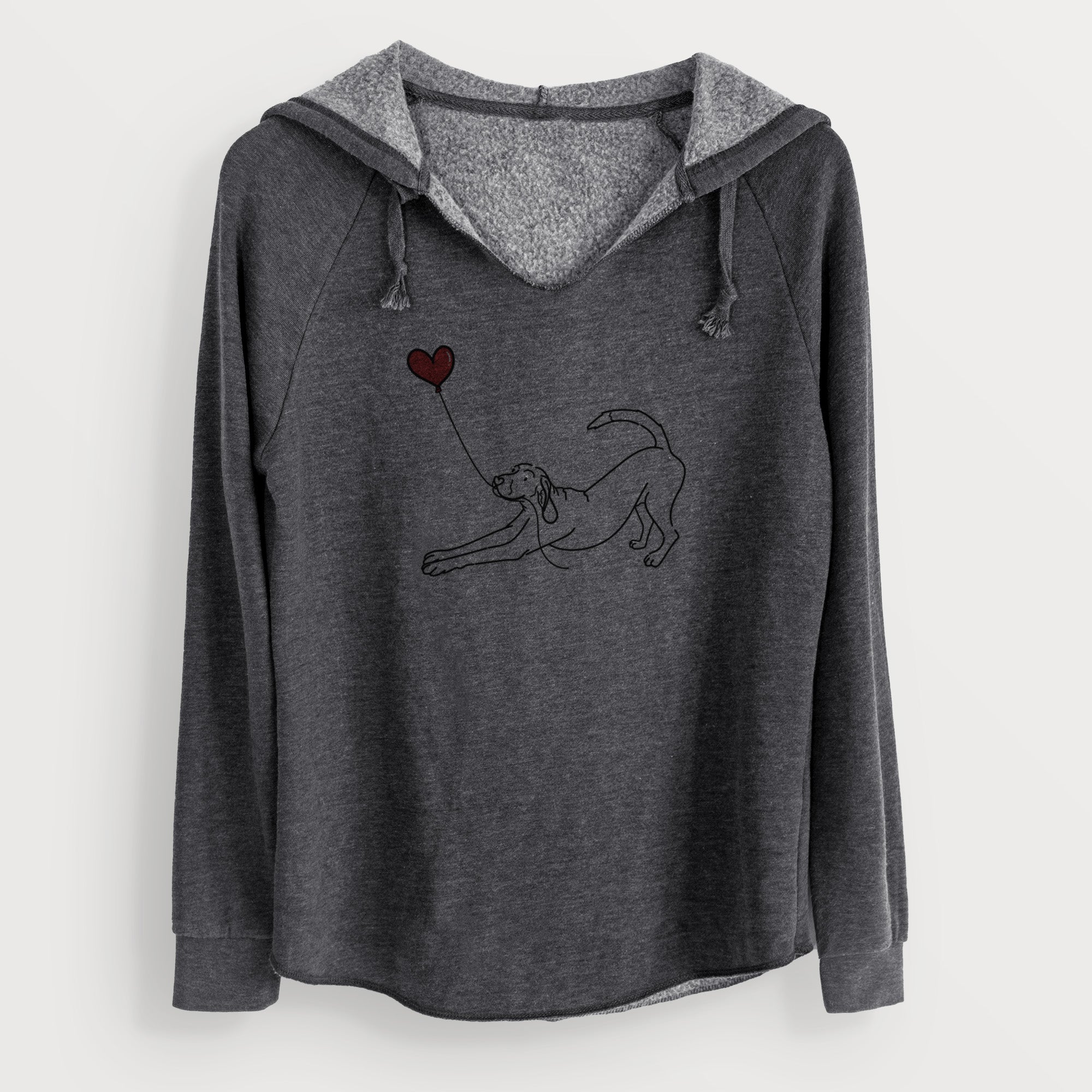 Coonhound Heart String - Cali Wave Hooded Sweatshirt