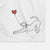 Coonhound Heart String -  Decorative Hand Towel