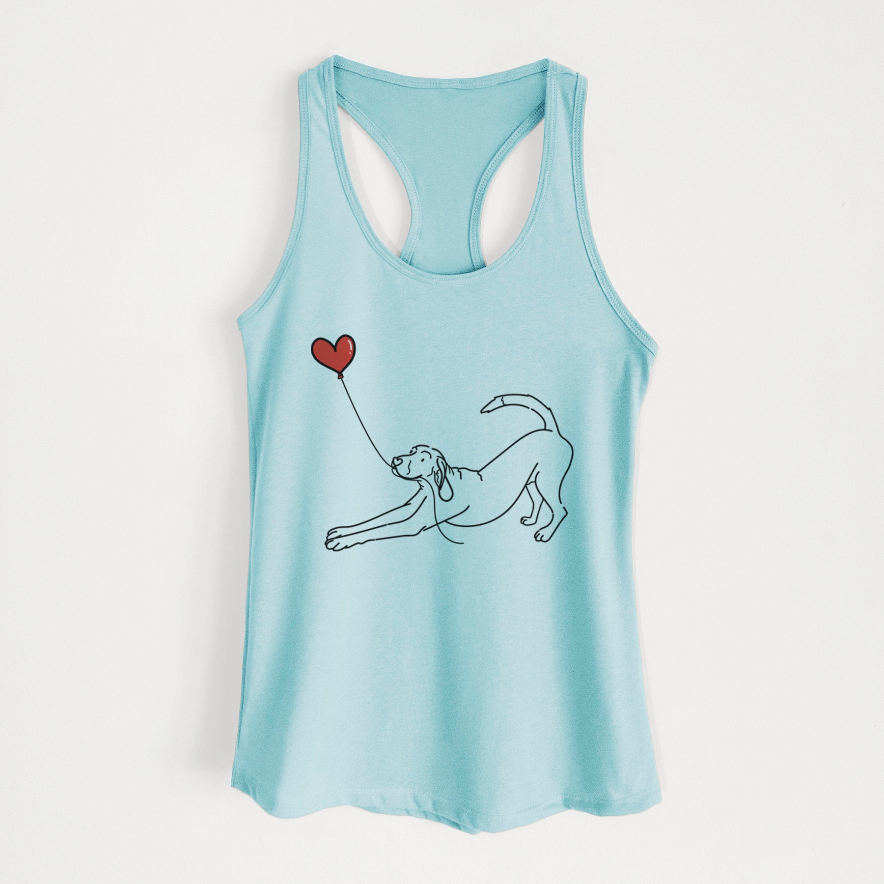 Coonhound Heart String - Women's Racerback Tanktop