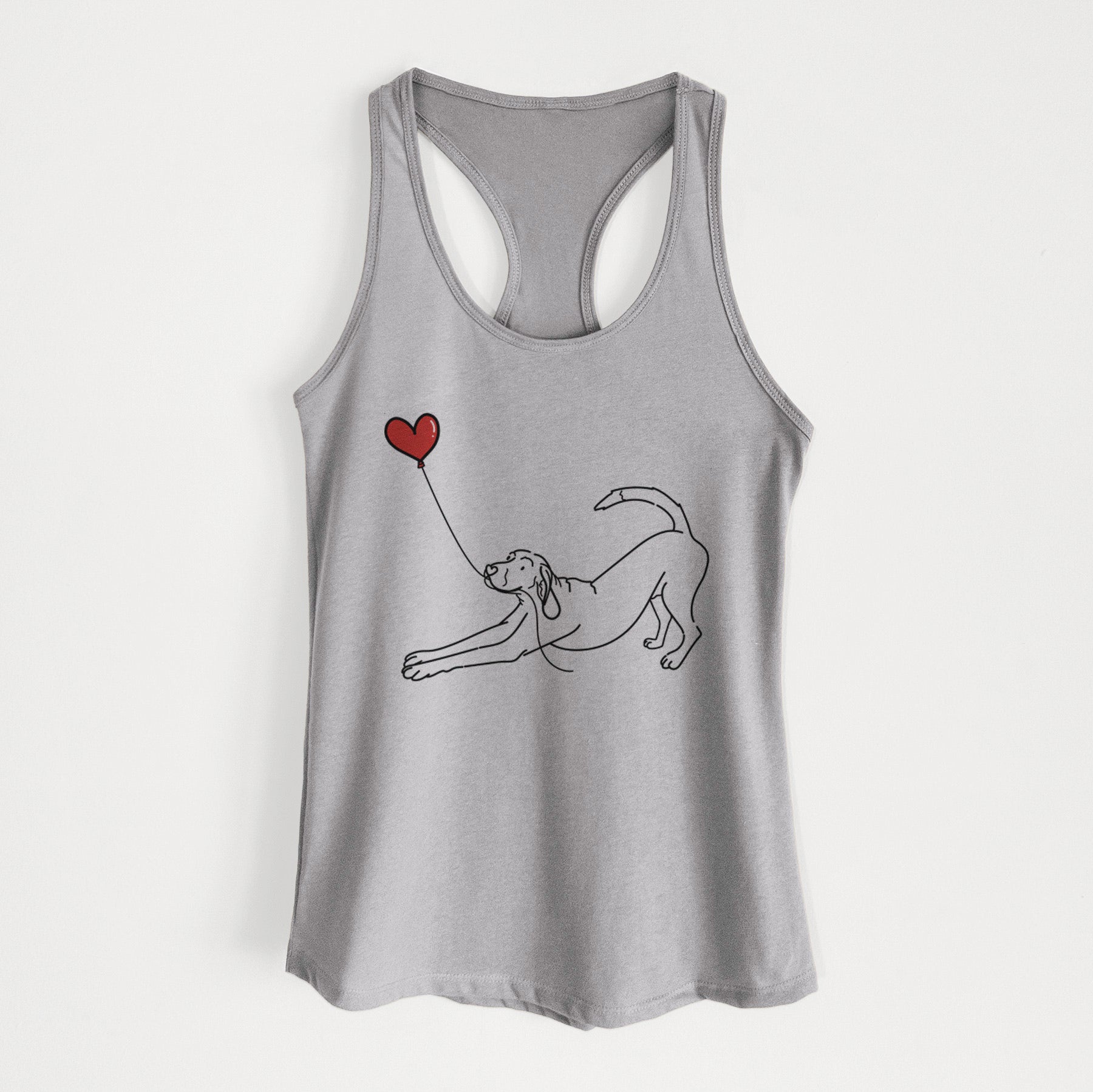 Coonhound Heart String - Women's Racerback Tanktop