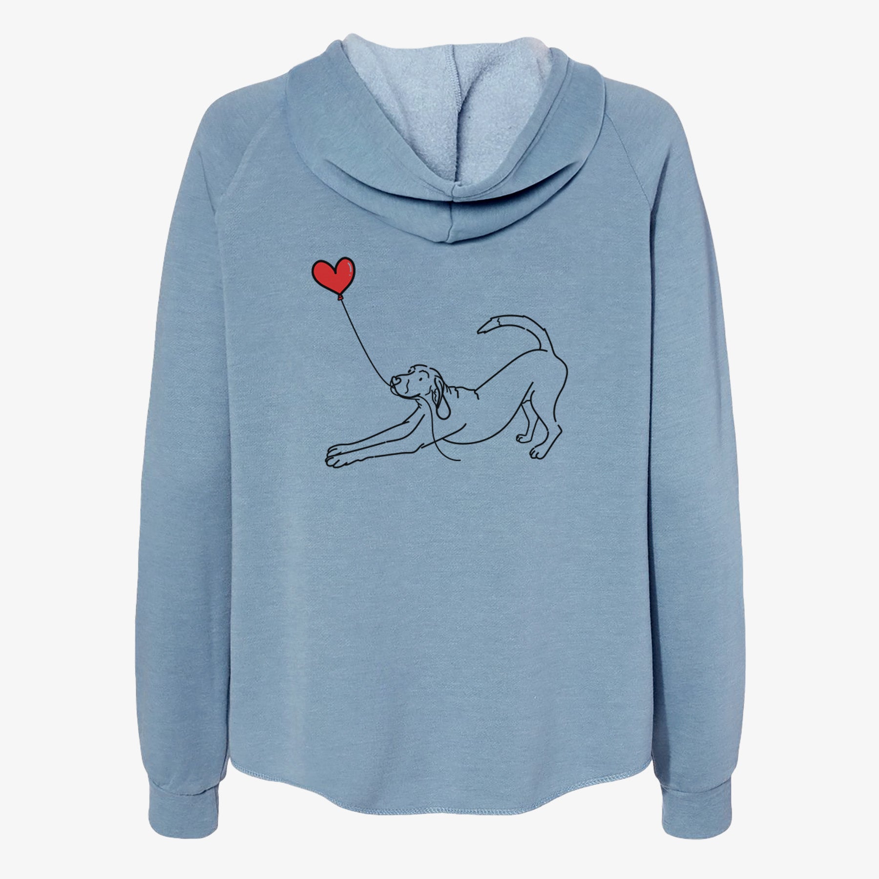 Coonhound Heart String- Women's Cali Wave Zip-Up Sweatshirt