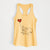 Corgi Heart String - Women's Racerback Tanktop