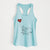 Corgi Heart String - Women's Racerback Tanktop