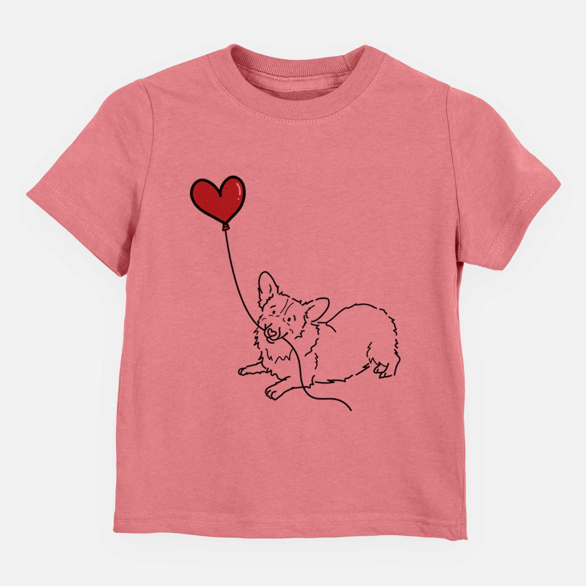 Corgi Heart String - Kids/Youth/Toddler Shirt