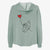 Coton de Tulear Heart String- Women's Cali Wave Zip-Up Sweatshirt