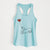 Dachshund Heart String - Women's Racerback Tanktop