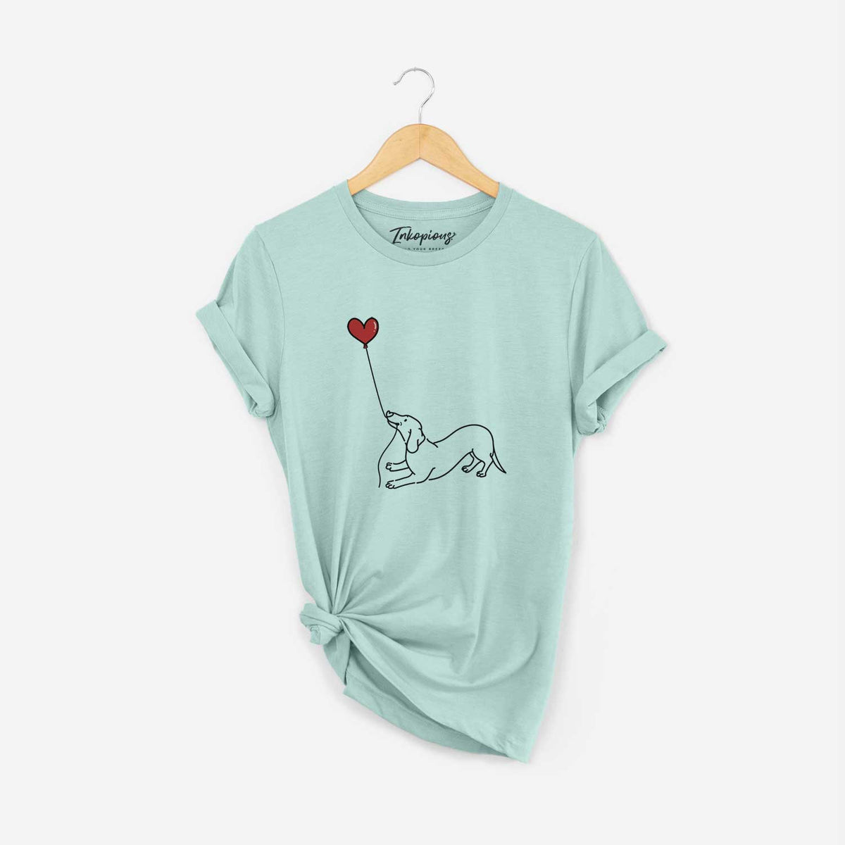 Dachshund Heart String - Unisex Crewneck